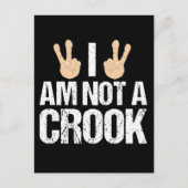 私は不正なリチャード・ニクおもしろいソン引用文ではない ポストカード (正面)