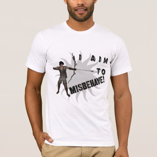 私は不正行為を目指す! Tシャツ (正面)