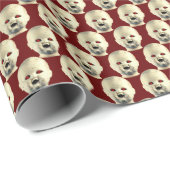 私は不気味な人形が大好き – 人形の頭 ラッピングペーパー (ロールコーナー)