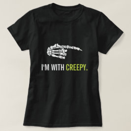 私は不気味な面白いハロウィーンを持っている Tシャツ