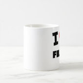 私は不潔不潔愛します コーヒーマグカップ (中央)