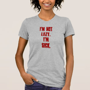 私は不精私です病気のワイシャツではないです Tシャツ