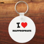 私は不適切を愛している キーホルダー (正面)