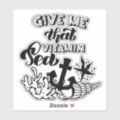 私は与えそのビタミン海いかり海生活 シール (シート)