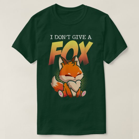 私は与えキツネデジタル、テレビ、漫画、エピソードKaw Tシャツ (デザイン正面)