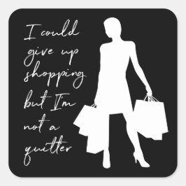 私は与えショッピングが…四角ステッカー スクエアシール