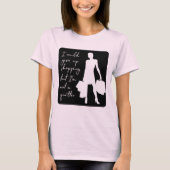 私は与えショッピングが…Tシャツ Tシャツ (正面)