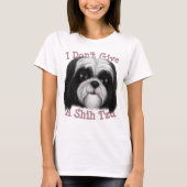 私は与えシーズー（犬）Tzu!Tシャツ Tシャツ (正面)