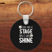 私は与えステージで輝く キーホルダー (正面)