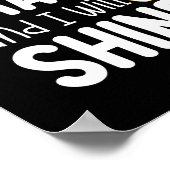 私は与えステージで輝く ポスター (角)