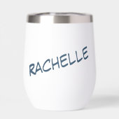 私は与え飲みないおもしろい雪だるまパーソナライズされた (背面)