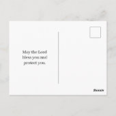 私は世の光である、ヨハネ 8:12 ポストカード (裏面)