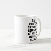 私は世界で最も最高のないとこ彼であるために決して頼みませんでした コーヒーマグカップ (正面右)