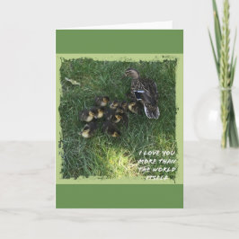 私は世界のカードよりあなたを愛している カード