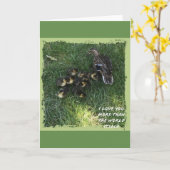 私は世界のカードよりあなたを愛している カード (黄色い花)