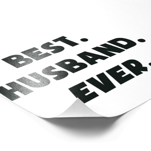 私は世界の夫を今まで最高のも愛している フォトプリント            (角)