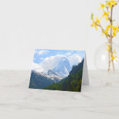 私は世界の挨拶の上にいる カード (黄色い花)