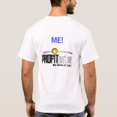 私は世界の最も最高のなボスのために働きます! Tシャツ (裏面)