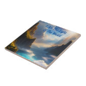 私は世界の聖句の光である タイル (側面)