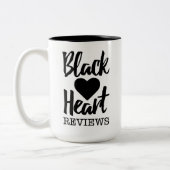 私は世界を引き継ぐことで…計画しました ツートーンマグカップ (左)