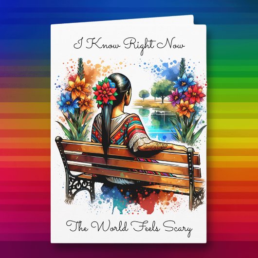 私は世界を知っ感じている | 友情 カード