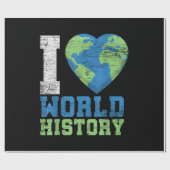 私は世界史が大好き ラッピングペーパー (フラット)