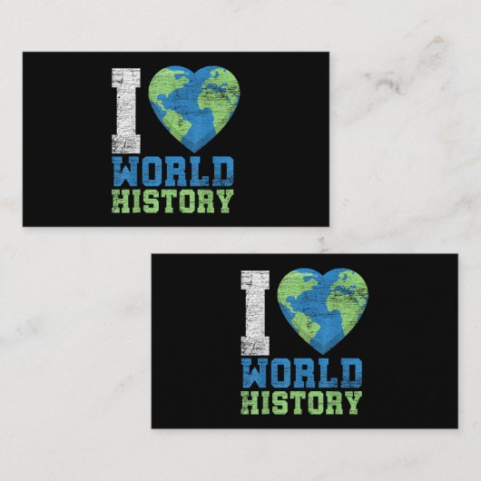 私は世界史が大好き 名刺 (正面/裏面)