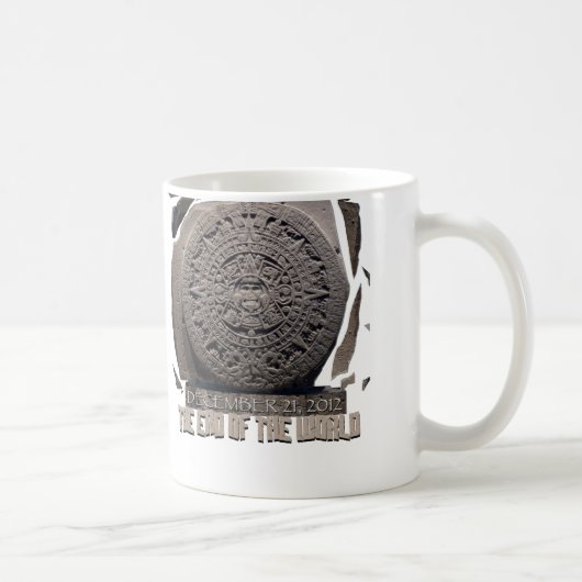 私は世界2012年の端を生き延びました コーヒーマグカップ (右)