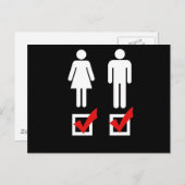 私は両方が好き – ポストカード (正面/裏面)