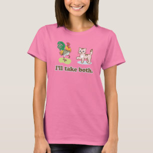 私は両方とも取ります Tシャツ