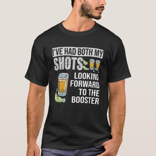 私は両方とも得ブースターを楽しみにしている Tシャツ (正面)