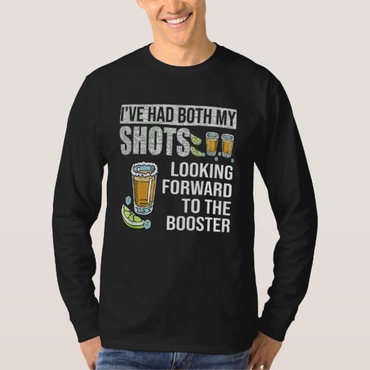 私は両方とも得ブースターを楽しみにしている Tシャツ (正面)