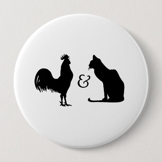 私は両方とも愛します 缶バッジ (正面)