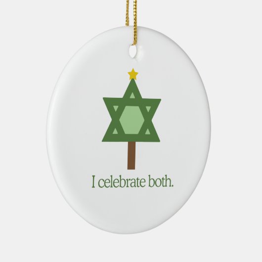 私は両方とも祝います セラミックオーナメント (右)