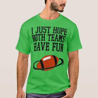 私は両方のチームがおもしろいヴィンテージおもしろいを持つことを願う(8) Tシャツ