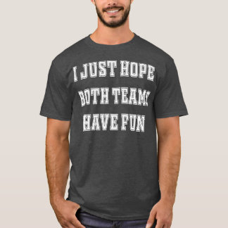私は両方のチームがおもしろいヴィンテージを持っておもしろい欲しい Tシャツ