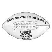 私は両方のチームが負けることを願う – アメッおもしろいクフットボール アメリカンフットボール (正面)