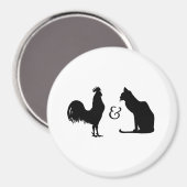 私は両方を愛している マグネット (正面/裏面)