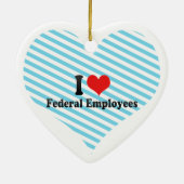 私は中央政府従業員を愛します セラミックオーナメント (裏面)