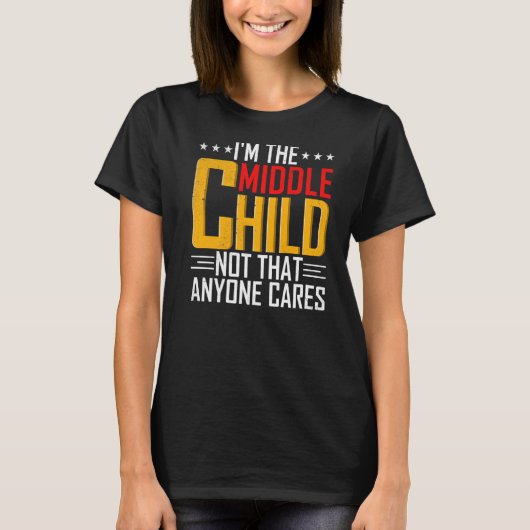 私は中子兄弟姉妹おもしろい引用文料 Tシャツ (正面)