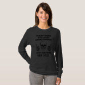 私は中指生まれであなたを許せなかった Tシャツ (正面フル)