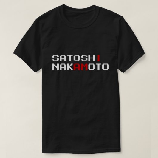 私は中本聡 Tシャツ (デザイン正面)