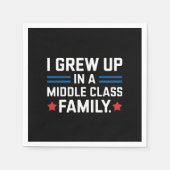 私は中流階級のカマラハリス家で育った スタンダードカクテルナプキン (正面)