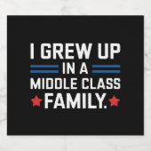 私は中流階級のカマラハリス家で育った ビールラベル (シングルラベル)