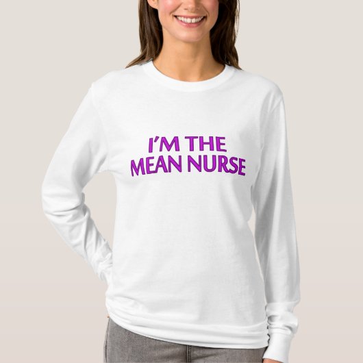 私は中間のナースです Tシャツ (正面)