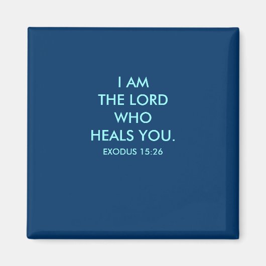 私は主である – 1118 マグネット (正面)