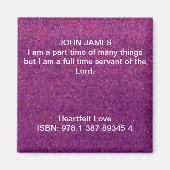 私は主の完全な召使いだ。 マグネット (正面)