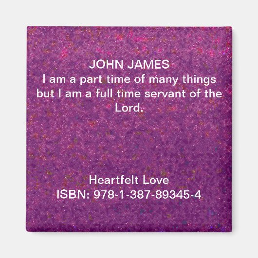 私は主の完全な召使いだ。 マグネット (正面)