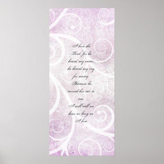 私は主を愛し、壁のポスター ポスター (正面)