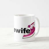 私は主婦コーヒ実在ーマグだ コーヒーマグカップ (正面右)